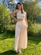 Pantalon velours blanc